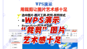 在WPS演示中用“创意裁剪”轻松让图片艺术感十足